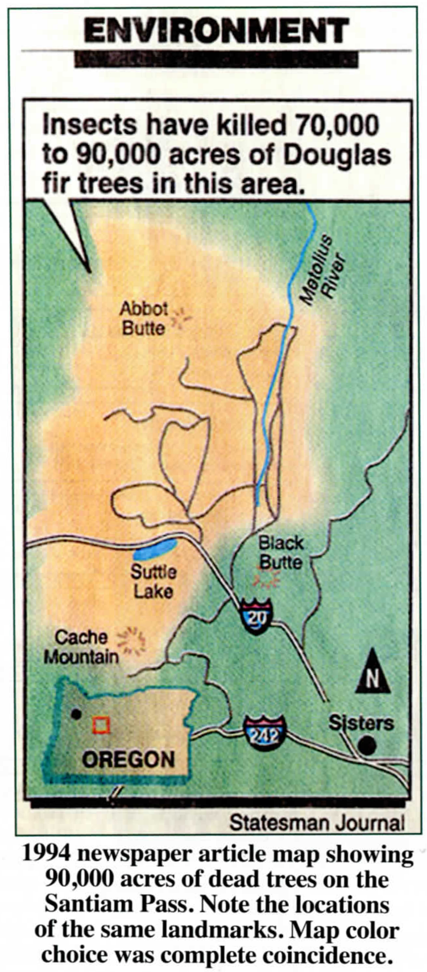 NW Maps Co. Zybach 2014 Article Global Warming & Oregon Wildfire